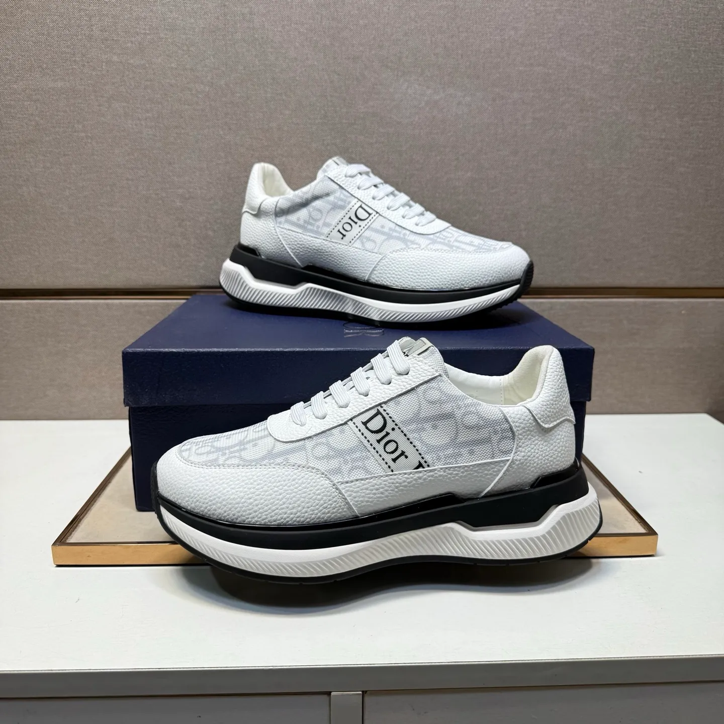 Men's men's shoes 💰pp462 [Dior~] Men's casual shoes 2025z cabinet sales simultaneously 🔶Size: 38-44 #️⃣ 🔷3 colors🔜The upper is made of multi-material splicing➕Mesh lining, comfortable and breathable, sole: original comfortable and wear-resistant outsole, ⚠️real thing📱photographed🎬real thing is better📢📢📢